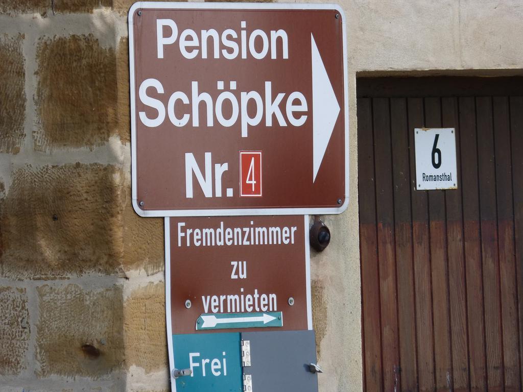 Pension Schoepke Bad Staffelstein Buitenkant foto